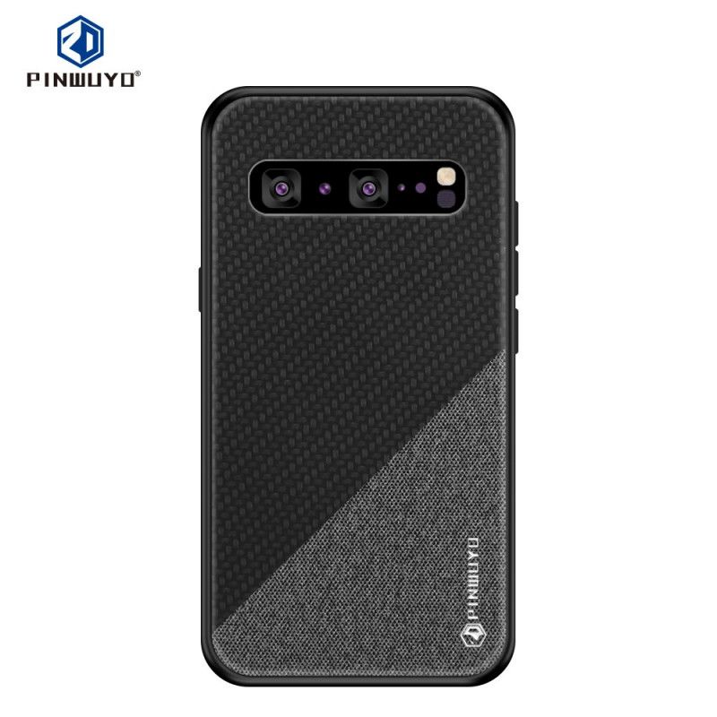Hülle Samsung Galaxy S10 5G Schwarz Pinwuyo-Ehrenserie