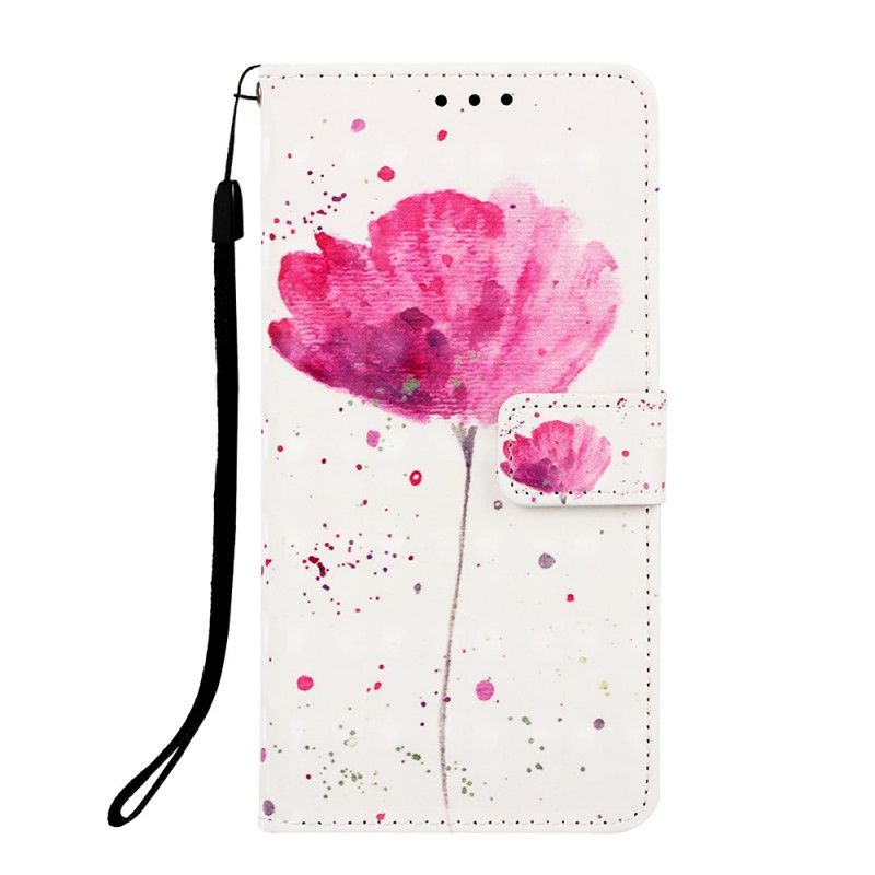 Lederhüllen Samsung Galaxy S10 5G Aquarellmohn