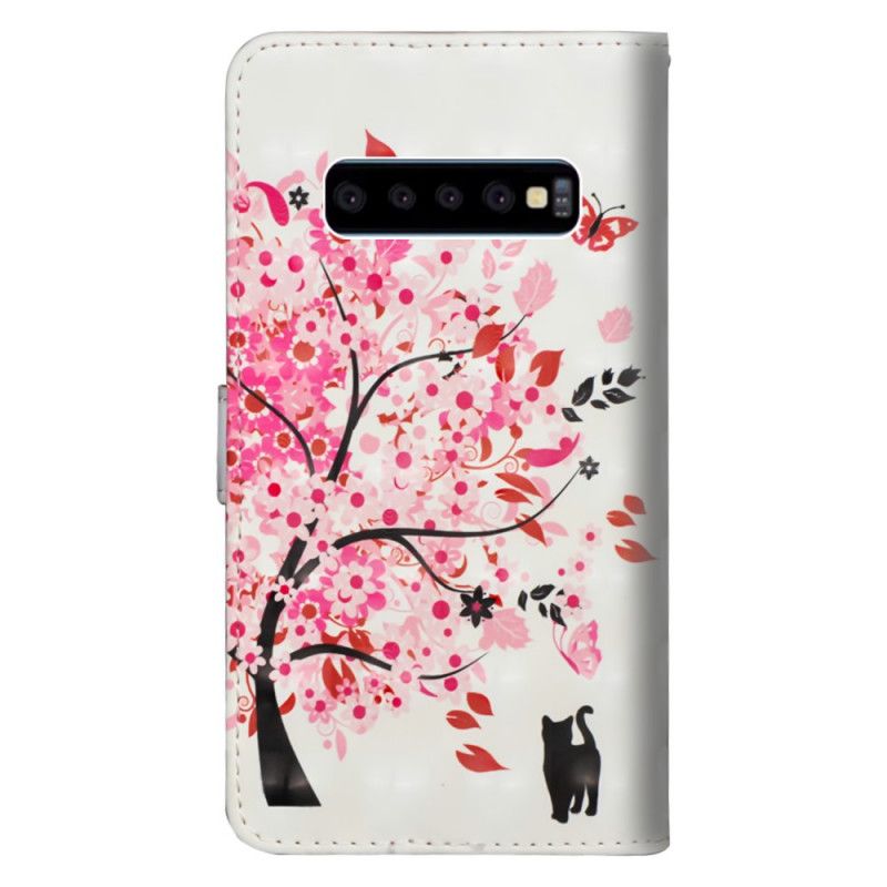 Lederhüllen Samsung Galaxy S10 5G Rosa Baum