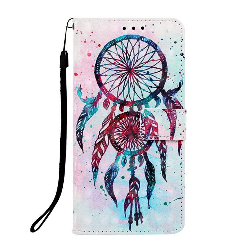 Lederhüllen Samsung Galaxy S10 5G Rot Handyhülle Traumfänger