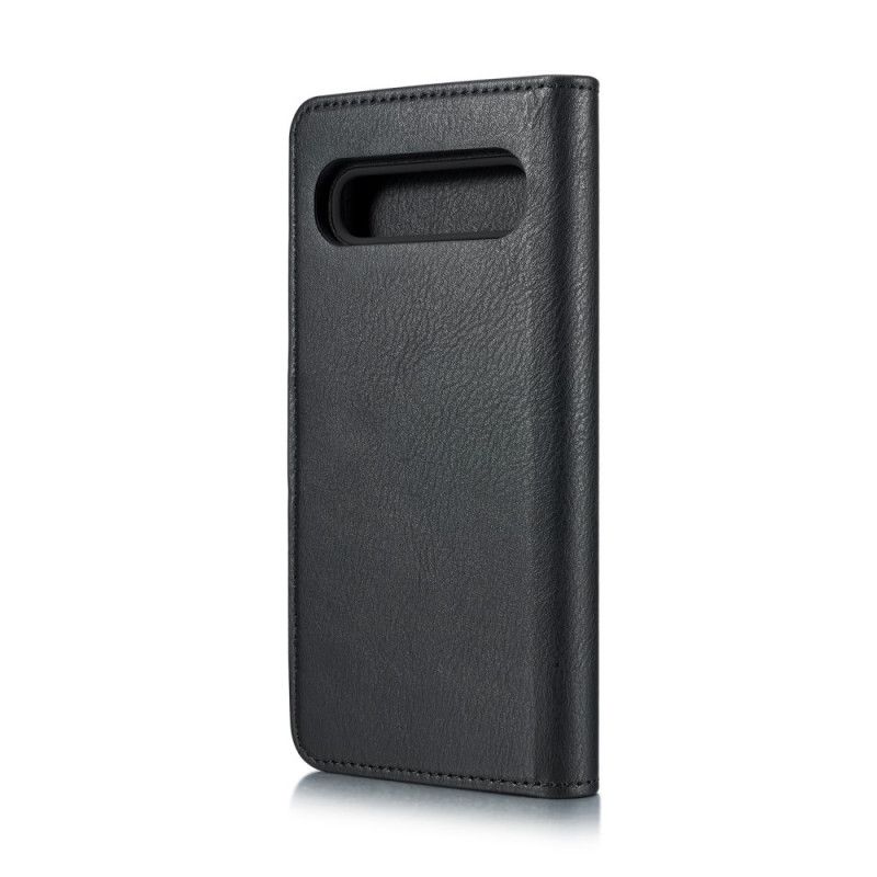 Lederhüllen Samsung Galaxy S10 5G Schwarz Dg. Ming Abnehmbaren Koffer