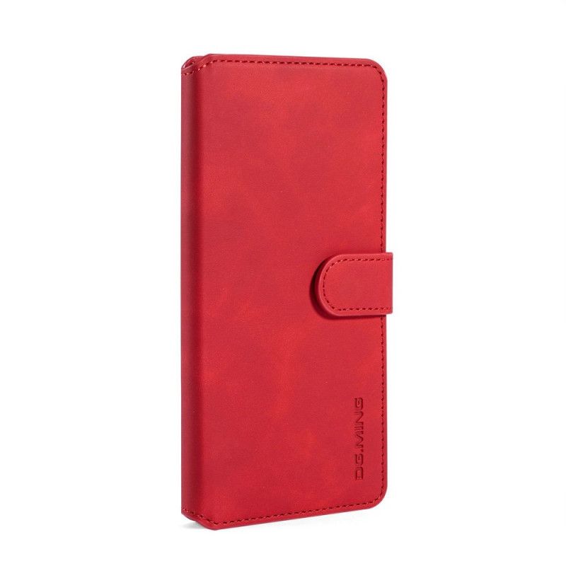 Lederhüllen Samsung Galaxy S10 5G Schwarz Handyhülle Dg.Ming