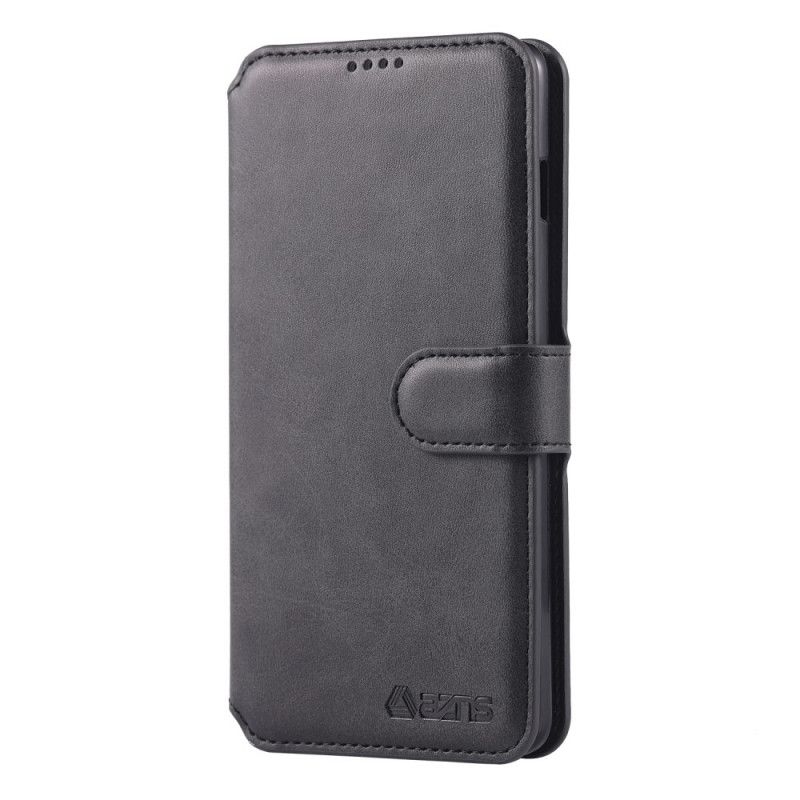 Lederhüllen Samsung Galaxy S10 5G Schwarz Retro-Azns