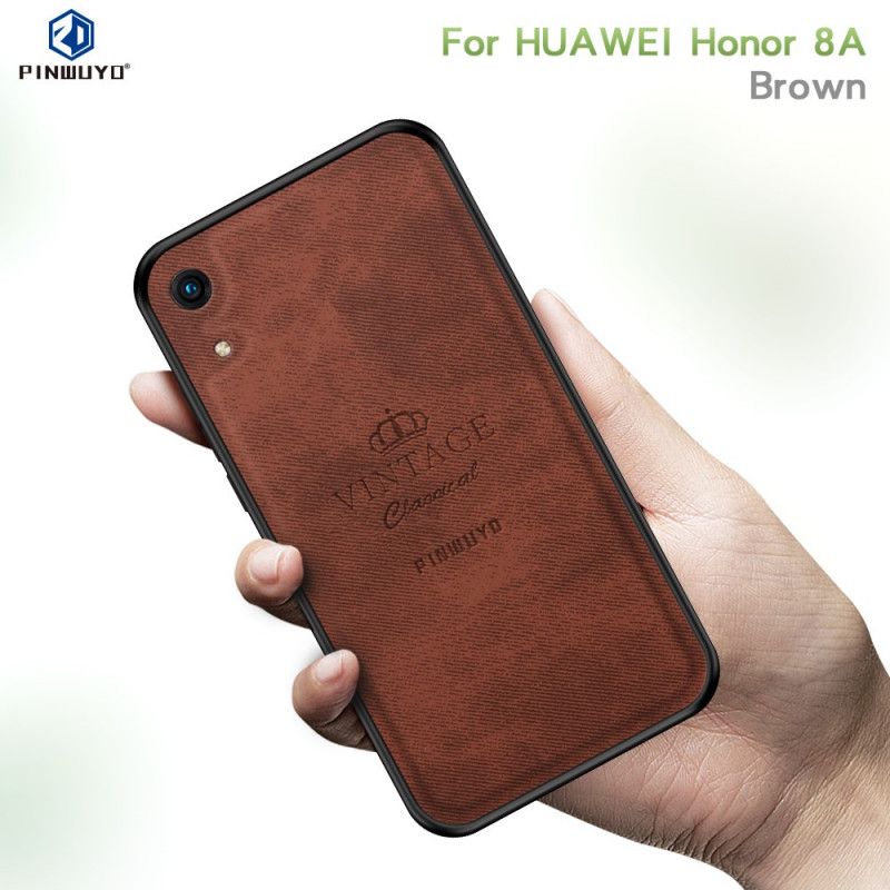 Hülle Honor 8A Schwarz Ehrenwerter Vintage Pinwuyo