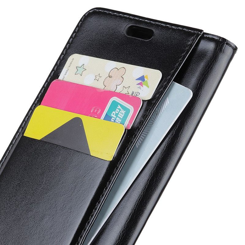 Lederhüllen Honor 8A Schwarz Eleganzverschluss Aus Kunstleder