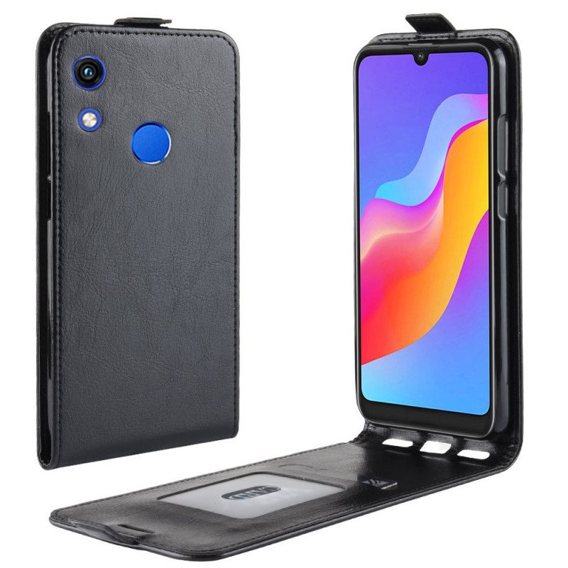 Lederhüllen Honor 8A Schwarz Retro-Faltung