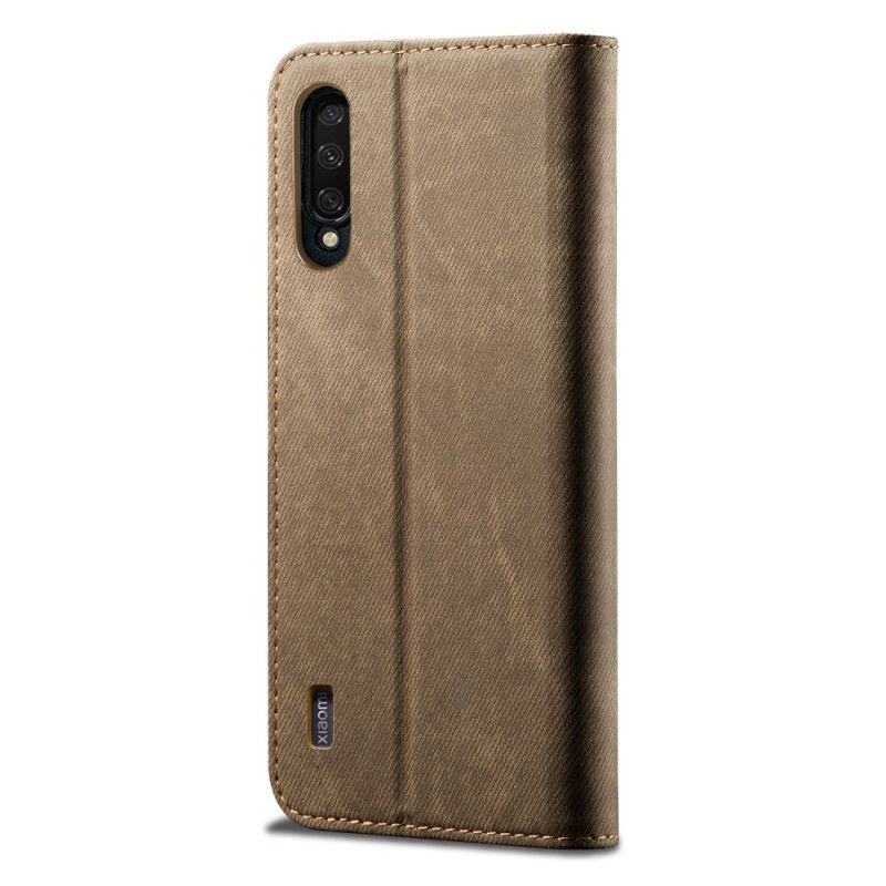 Flip Case Für Xiaomi Mi A3 Schwarz Jeansstoff