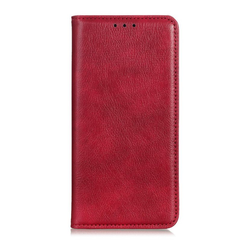 Flip Case Xiaomi Mi A3 Schwarz Elegantes Spaltleder