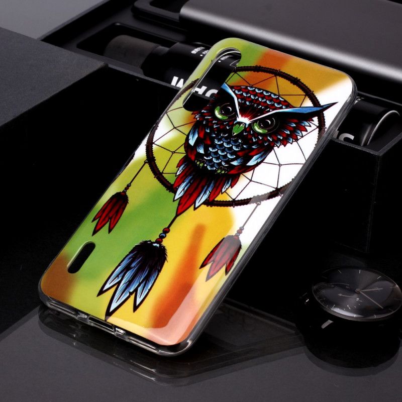 Hülle Xiaomi Mi A3 Fluoreszierender Eulentraumfänger