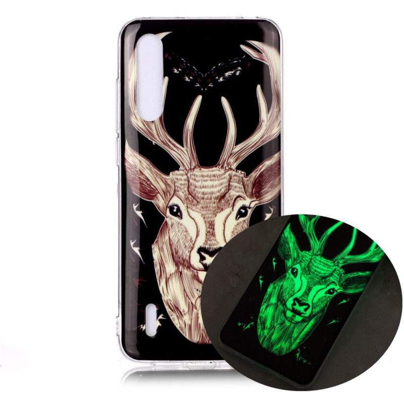 Hülle Xiaomi Mi A3 Fluoreszierender Majestätischer Hirsch