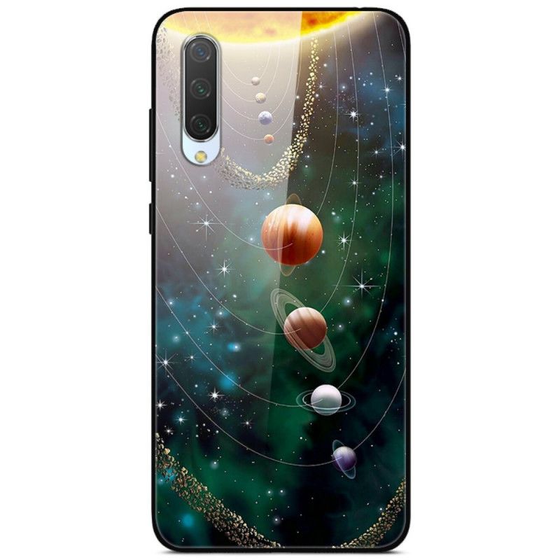 Hülle Xiaomi Mi A3 Gehärtetes Glas Des Planeten Des Sonnensystems