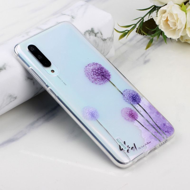 Hülle Xiaomi Mi A3 Handyhülle Transparenter Farbiger Löwenzahn