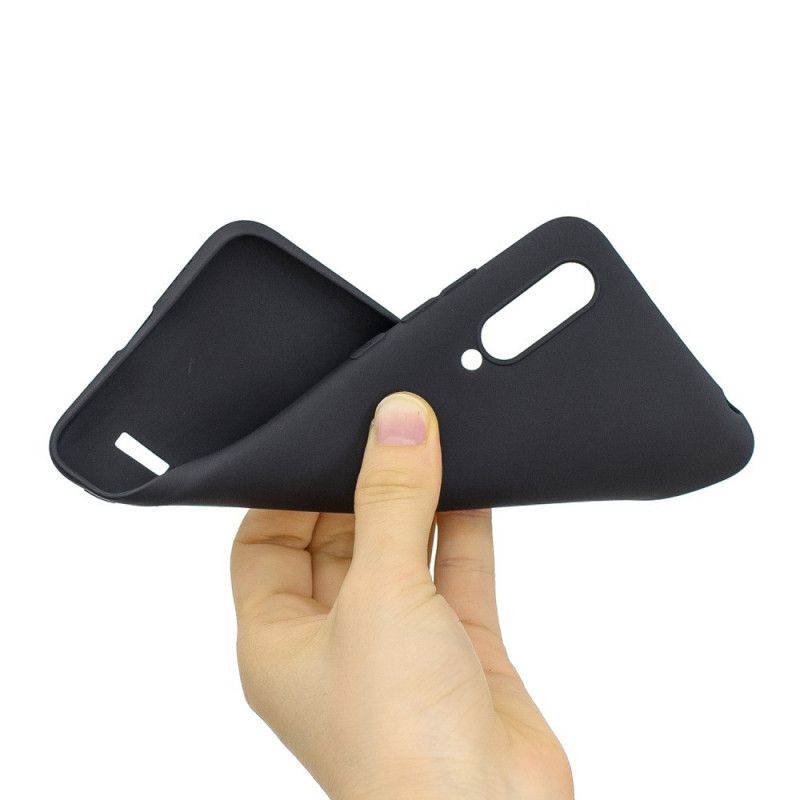 Hülle Xiaomi Mi A3 Schwarz Flexible Silikonbonbonfarbe