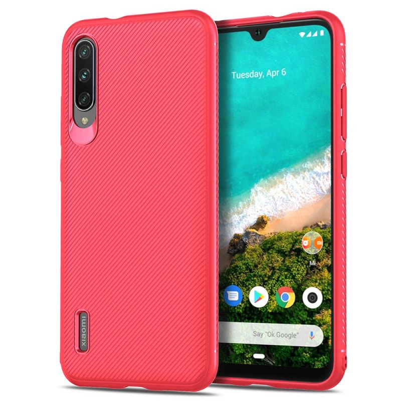 Hülle Xiaomi Mi A3 Schwarz Handyhülle Jazzserien-Twill