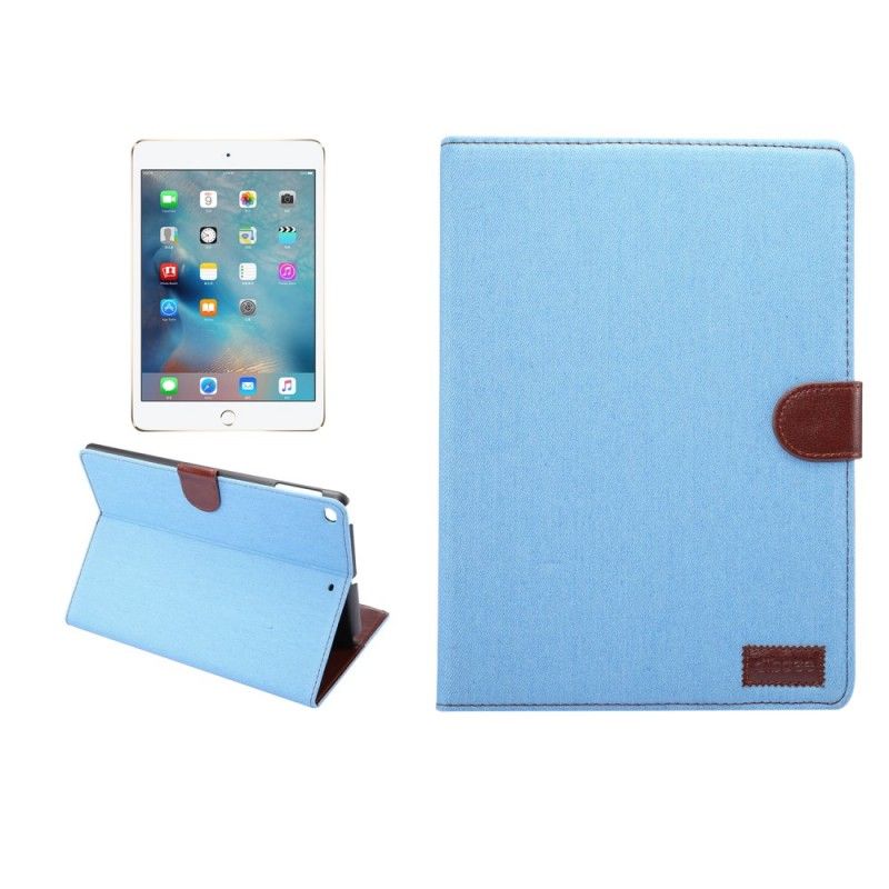 Lederhüllen Für iPad Air / Air 2 Dunkelblau Zweifarbige Jeans