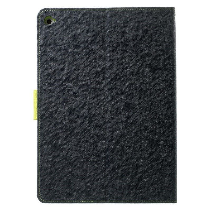 Lederhüllen iPad Air / Air 2 Schwarz Zweifarbiges Quecksilber