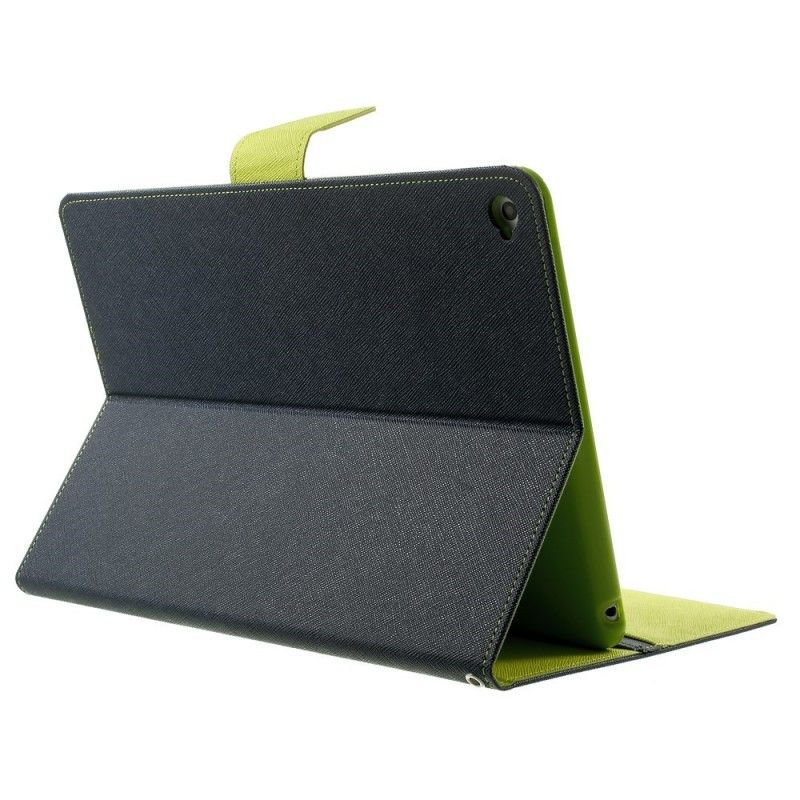 Lederhüllen iPad Air / Air 2 Schwarz Zweifarbiges Quecksilber