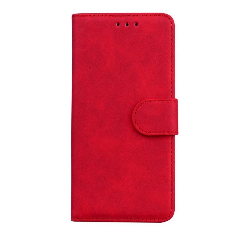 Flip Case Für Xiaomi 12 Pro Glattes Leder