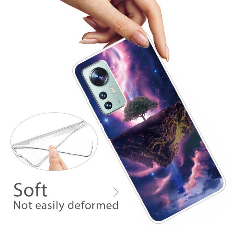 Handyhülle Für Xiaomi 12 Pro Strahlendes Baumsilikon