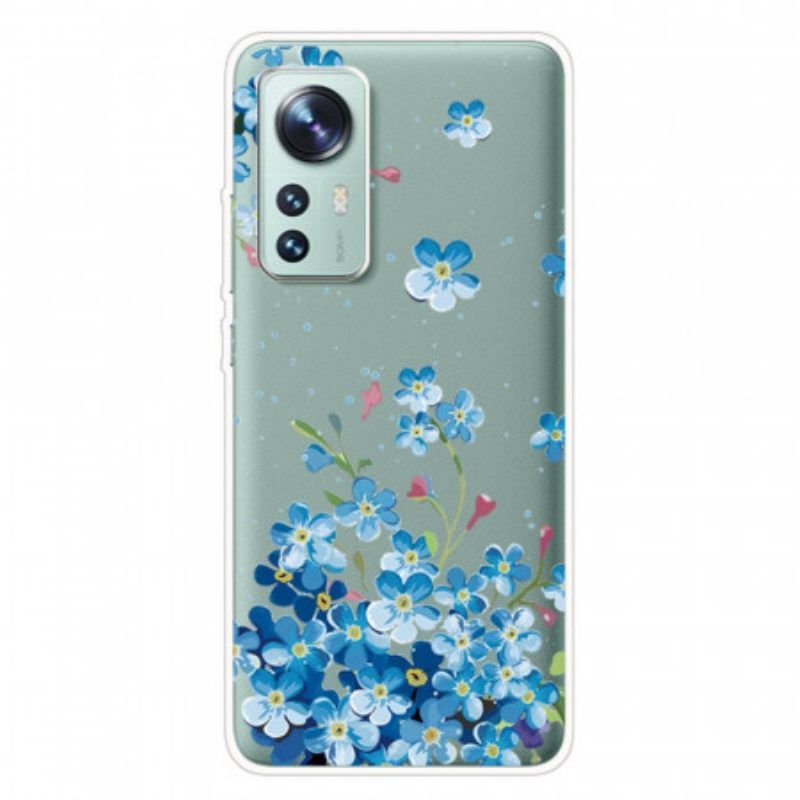 Hülle Für Xiaomi 12 Pro Blaue Blumen