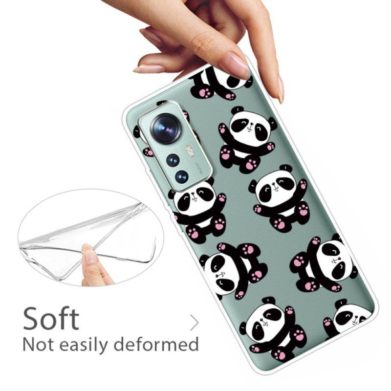Hülle Für Xiaomi 12 Pro Kleine Pandas Aus Silikon