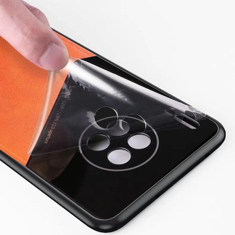 Hülle Für Xiaomi 12 Pro Magnetischer Ledereffekt