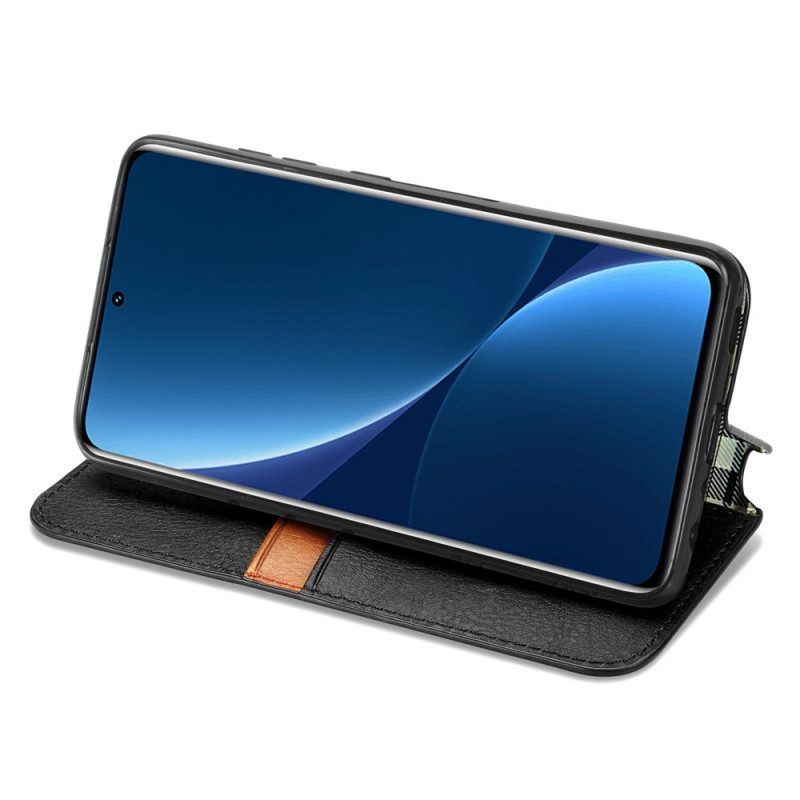 Schutzhülle Für Xiaomi 12 Pro Flip Case 3d-muster