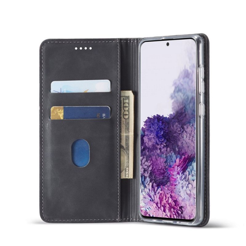 Flip Case Für Samsung Galaxy A51 Schwarz Zukünftige Lc.Imeeke