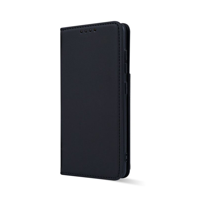 Flip Case Samsung Galaxy A51 Schwarz Inhaber Einer Unterstützungskarte