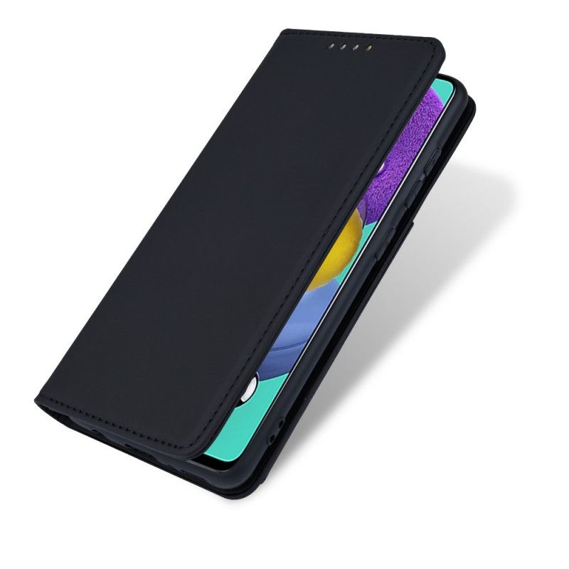 Flip Case Samsung Galaxy A51 Schwarz Inhaber Einer Unterstützungskarte