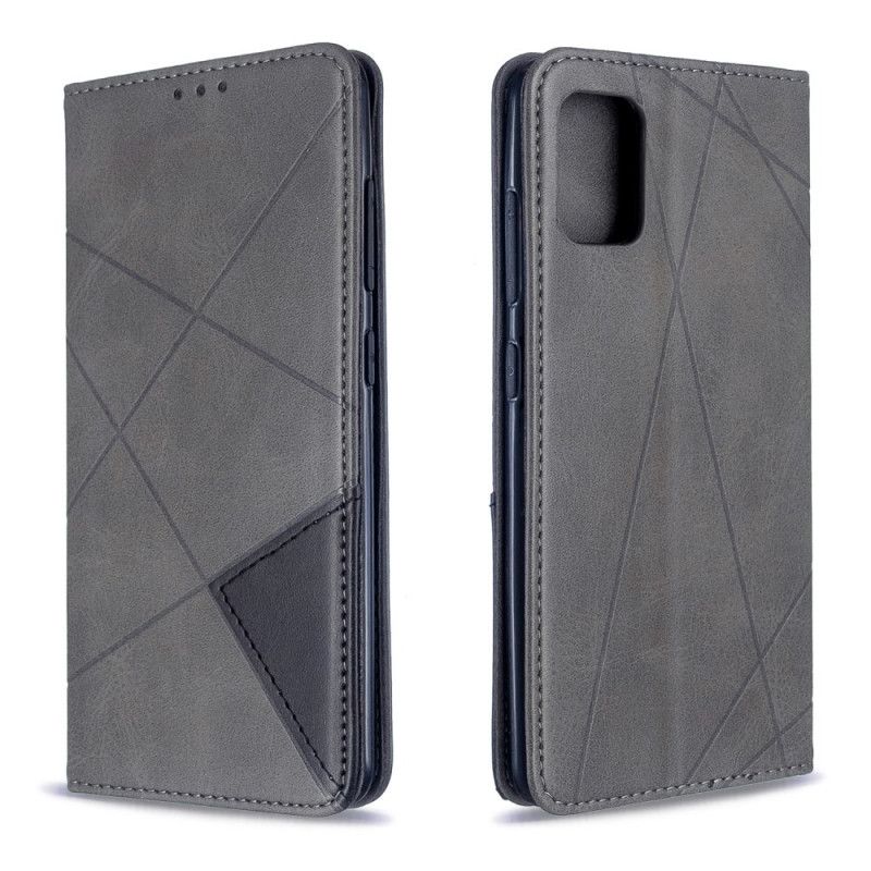 Flip Case Samsung Galaxy A51 Schwarz Künstlerstil