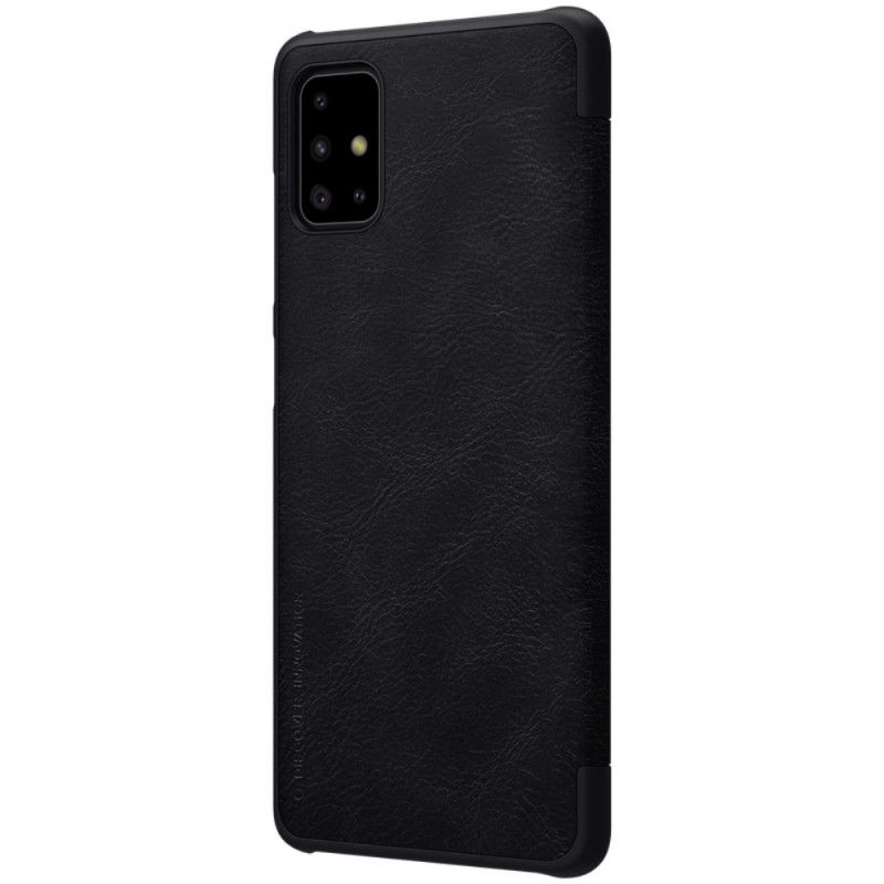 Flip Case Samsung Galaxy A51 Schwarz Nillkin-Qin-Reihe