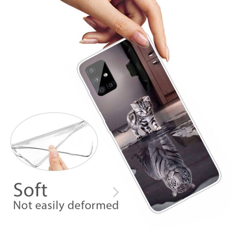 Hülle Für Samsung Galaxy A51 Ernest Den Tiger