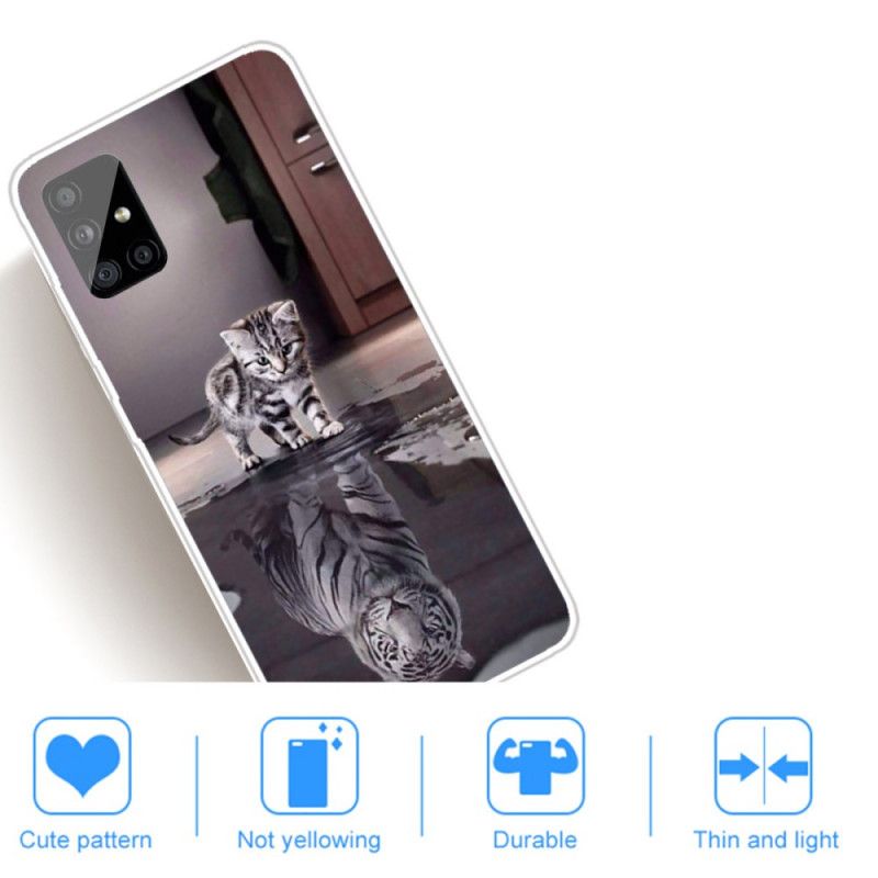 Hülle Für Samsung Galaxy A51 Ernest Den Tiger