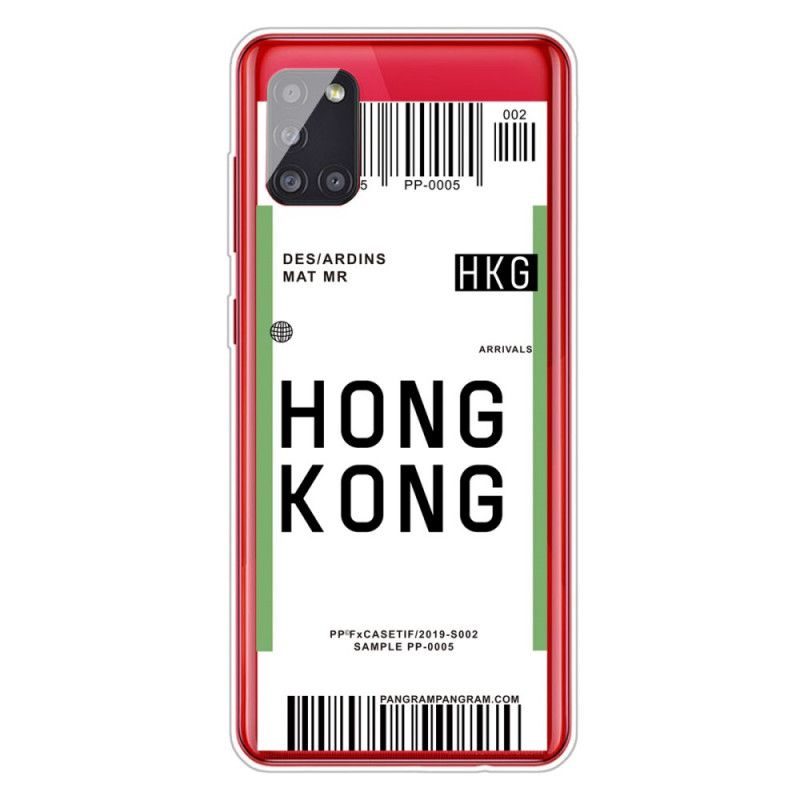 Hülle Samsung Galaxy A51 Bordkarte Nach Hongkong