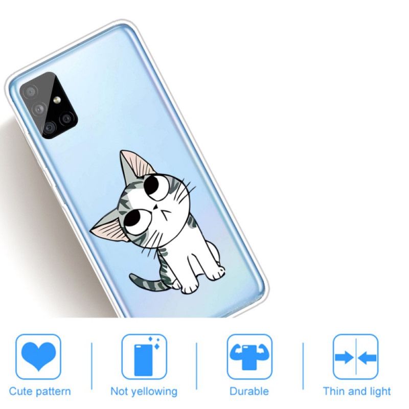 Hülle Samsung Galaxy A51 Charmante Katze