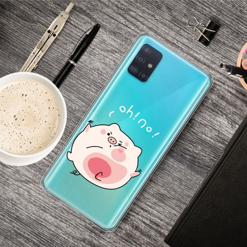 Hülle Samsung Galaxy A51 Großes Schwein