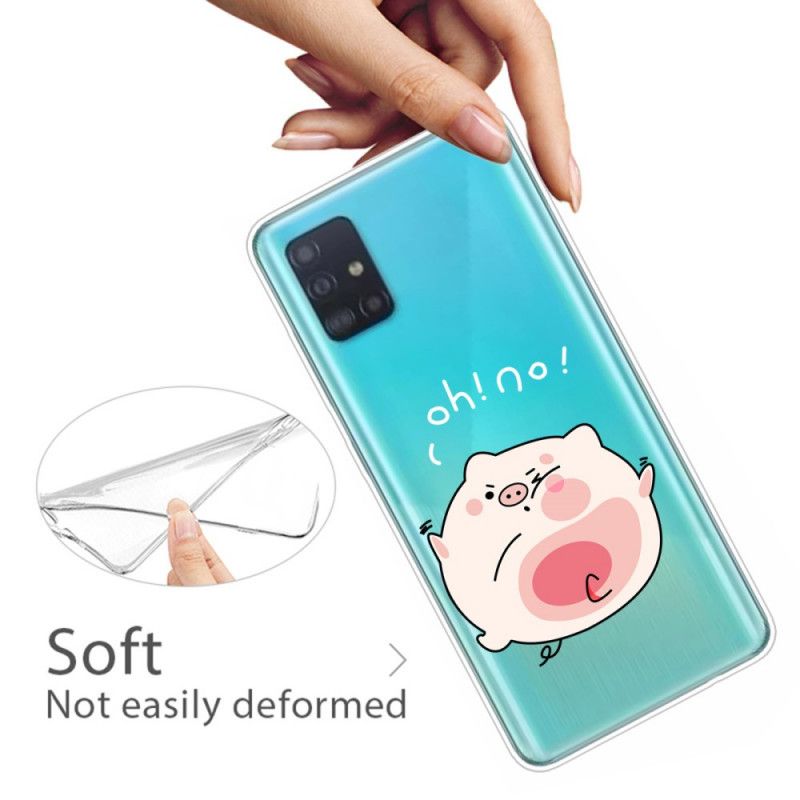 Hülle Samsung Galaxy A51 Großes Schwein