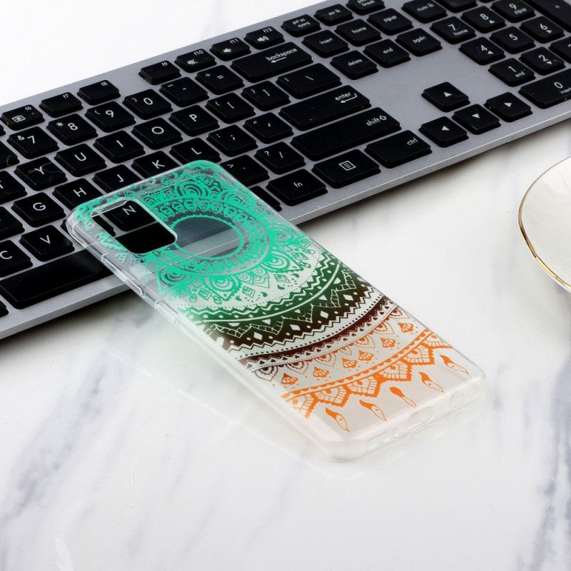 Hülle Samsung Galaxy A51 Handyhülle Transparentes Dunkles Mandala