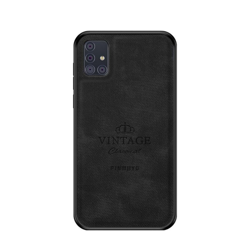 Hülle Samsung Galaxy A51 Schwarz Ehrenwerter Vintage Pinwuyo