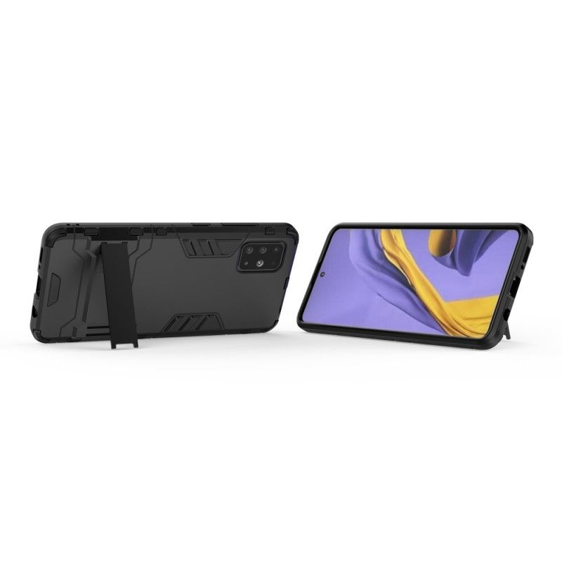Hülle Samsung Galaxy A51 Schwarz Extrem Widerstandsfähige Zunge