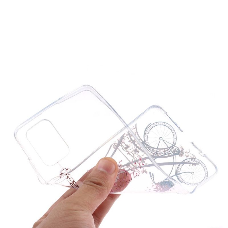 Hülle Samsung Galaxy A51 Transparent Hallo Paris