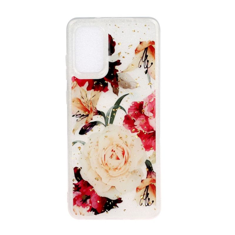 Hülle Samsung Galaxy A51 Transparente Schöne Blumensträuße