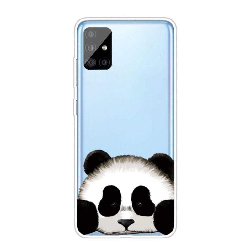 Hülle Samsung Galaxy A51 Transparenter Panda