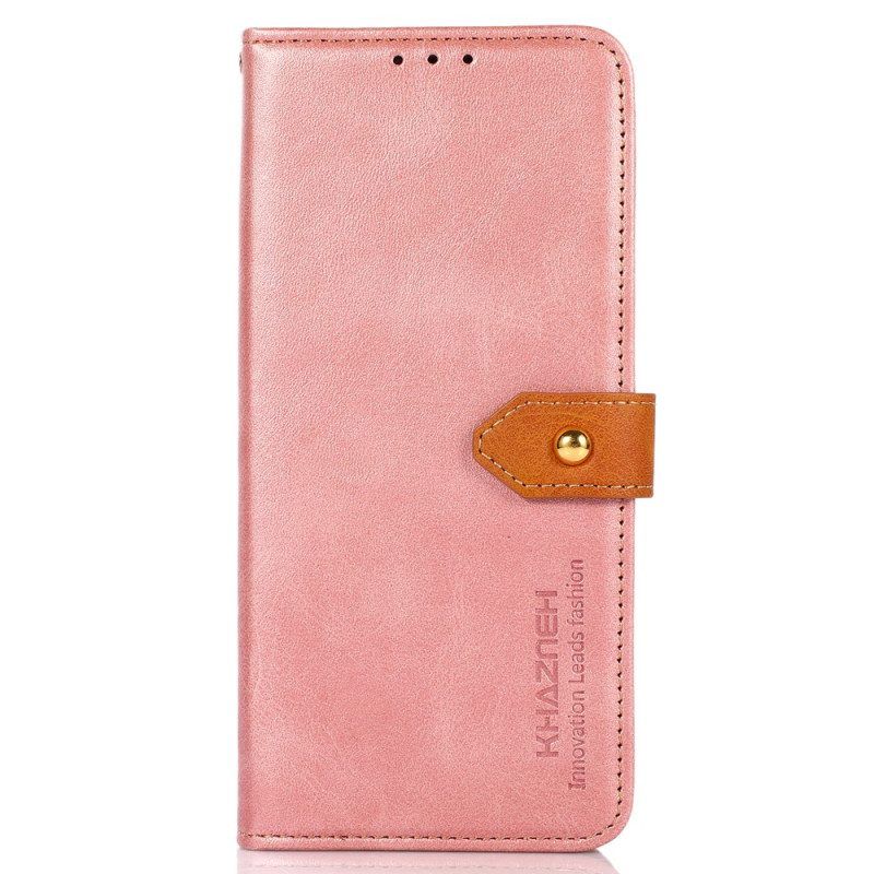 Flip Case Für Google Pixel 7A Khazneh Mit Riemen