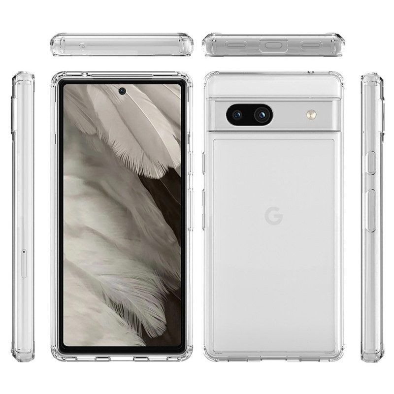 Handyhülle Für Google Pixel 7A Transparenter Anti-vergilbungsschutz