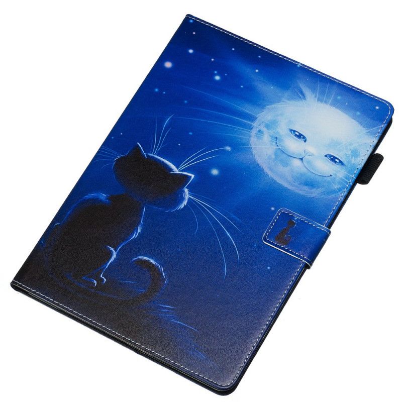 Case Samsung Galaxy Tab S6 Katze Im Mondlicht