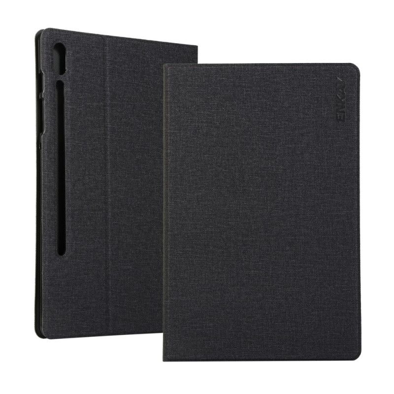 Case Samsung Galaxy Tab S6 Schwarz Enkay Jeans Stoff