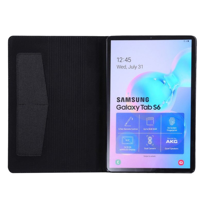 Case Samsung Galaxy Tab S6 Schwarz Stoff