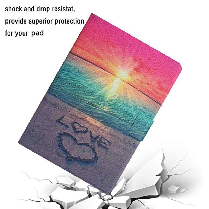 Lederhüllen Für Samsung Galaxy Tab S6 Sonnenuntergangsliebe